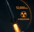 China Unveils 4-Megaton Nuclear Warhead with 12,000 km Range